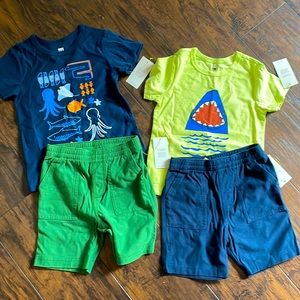 Boys 3T Tea Collection Short Sets